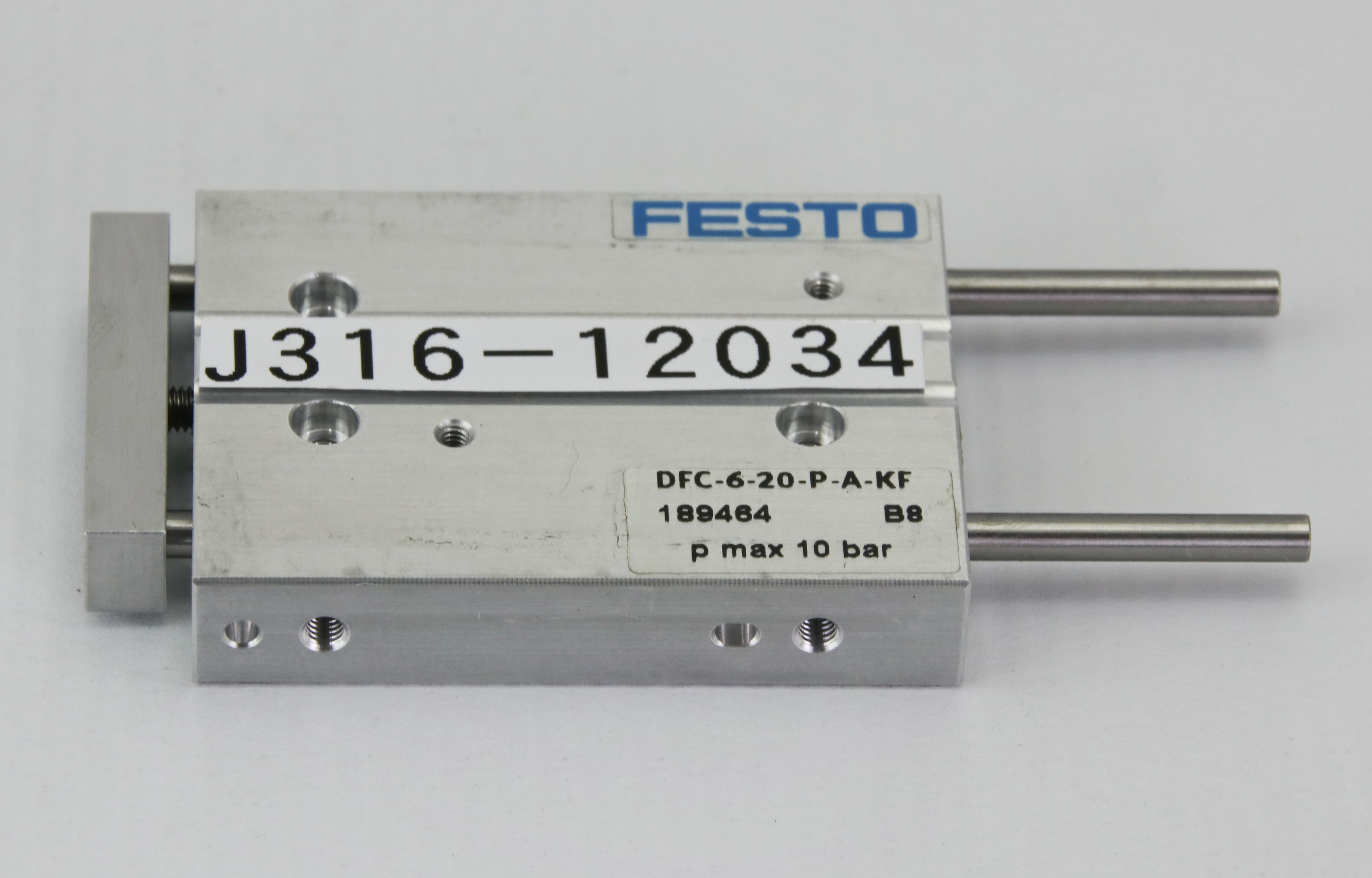 12034 FESTO MINI GUIDED CYLINDERS DFC, P/N: 189464 (NEW) DFC-6-20